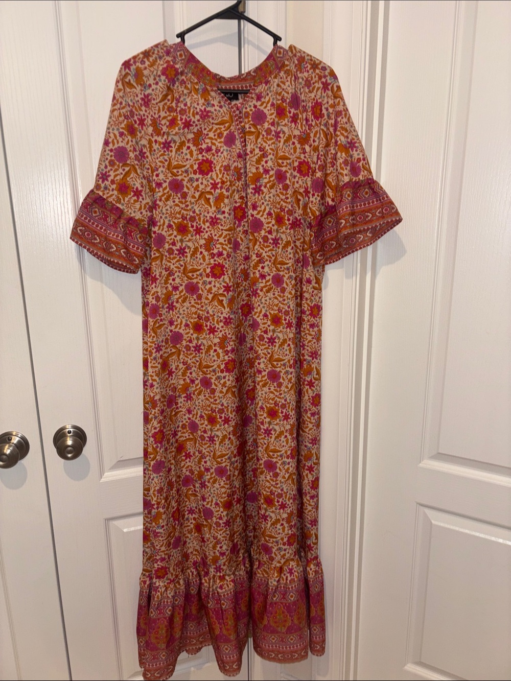 Boho Floral Oversized Maxi Dress